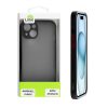 LIME HARDSHELL FUSION ΘΗΚΗ IPHONE 15 6.1in  FULL CAMERA PROTECTION BLACK WITH RED KEYS