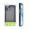 LIME HARDSHELL FUSION ΘΗΚΗ IPHONE 15 6.1in  FULL CAMERA PROTECTION BLUE WITH YELLOW KEYS