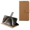 VOLTE-TEL ALLURE ΘΗΚΗ IPHONE 15 PRO MAX 6.7in  MAGNET BOOK STAND CLIP GOLD