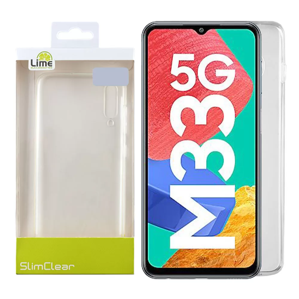 LIME SLIMCLEAR TPU ΘΗΚΗ SAMSUNG M33 5G M336 6.6in CAMERA GUARD ΔΙΑΦΑΝΗ