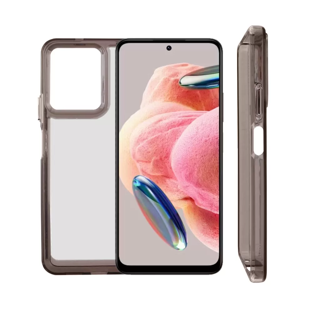 IDOL 1991 CRISTALYTE TPU ΘΗΚΗ XIAOMI REDMI NOTE 12 4G 6.67in  CAMERA GUARD ΔΙΑΦΑΝΗ ΓΚΡΙ