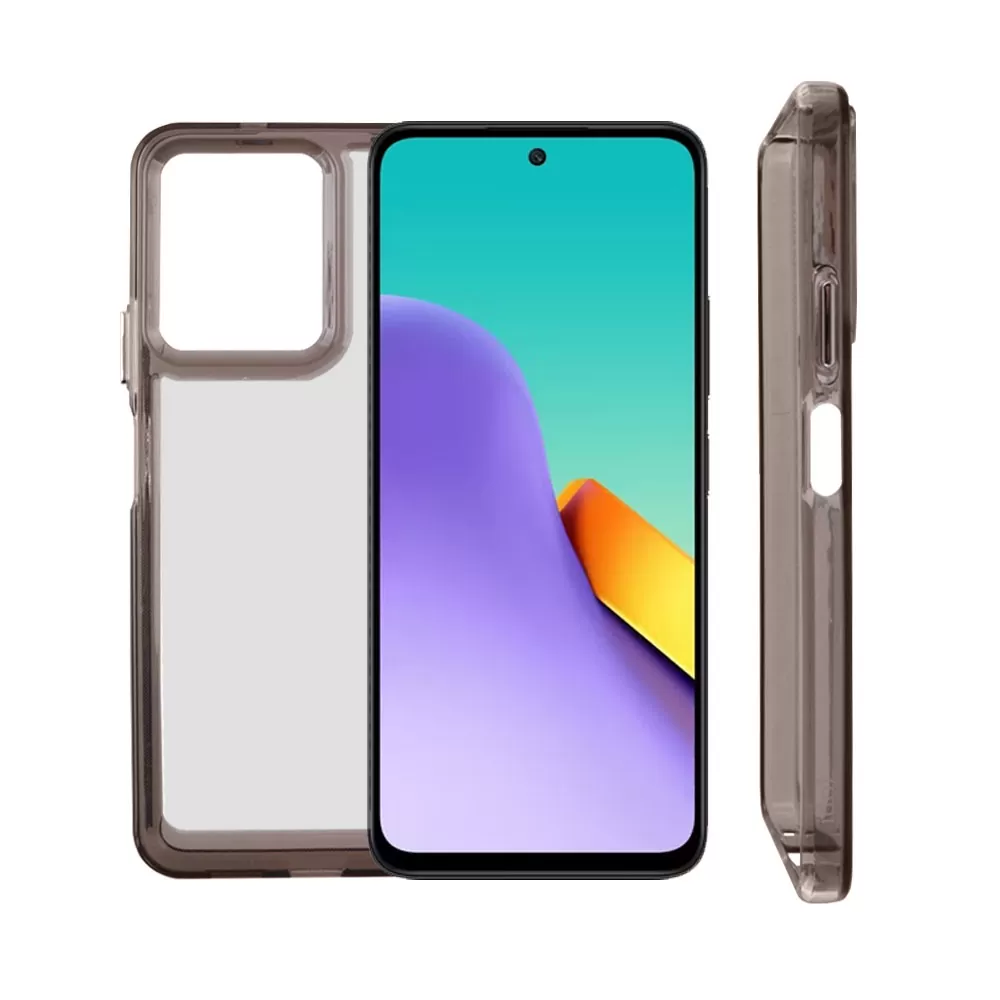 IDOL 1991 CRISTALYTE TPU ΘΗΚΗ XIAOMI REDMI NOTE 12 5G 6.67in  CAMERA GUARD ΔΙΑΦΑΝΗ ΓΚΡΙ