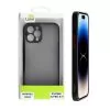 LIME HARDSHELL FUSION ΘΗΚΗ IPHONE 14 PRO 6.1in  FULL CAMERA PROTECTION BLACK WITH RED KEYS