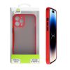 LIME HARDSHELL FUSION ΘΗΚΗ IPHONE 14 PRO 6.1in  FULL CAMERA PROTECTION RED WITH BLACK KEYS