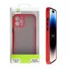 LIME HARDSHELL FUSION ΘΗΚΗ IPHONE 14 PRO 6.1in  FULL CAMERA PROTECTION RED WITH BLACK KEYS