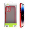 LIME HARDSHELL FUSION ΘΗΚΗ IPHONE 14 PRO MAX 6.7in  FULL CAMERA PROTECTION RED WITH BLACK KEYS