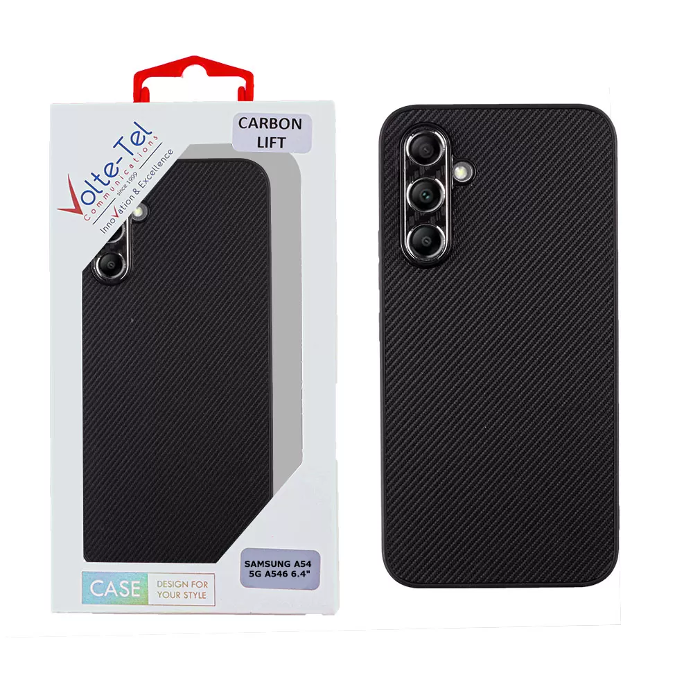 VOLTE-TEL CARBON LIFT ΘΗΚΗ SAMSUNG A54 5G A546 6.4in  FULL CAMERA PROTECTION BLACK