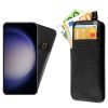 IDOL 1991 ΘΗΚΗ SAMSUNG S23 5G S911 6.1" ANTI-RFID LEATHER SMART WALLET CAMERA GUARD BLACK