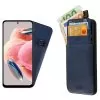 IDOL 1991 ΘΗΚΗ XIAOMI REDMI NOTE 12 4G 6.67" ANTI-RFID LEATHER SMART WALLET FULL CAMERA PROTECTION BLUE