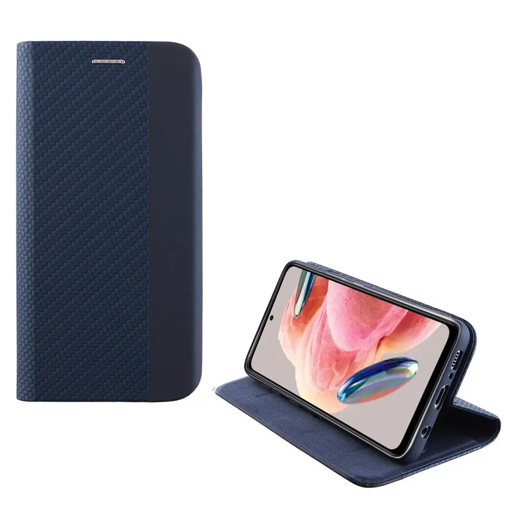 IDOL 1991 ELITE ΘΗΚΗ XIAOMI REDMI NOTE 12 4G 6.67in  ANTI-RFID BOOK STAND BLUE
