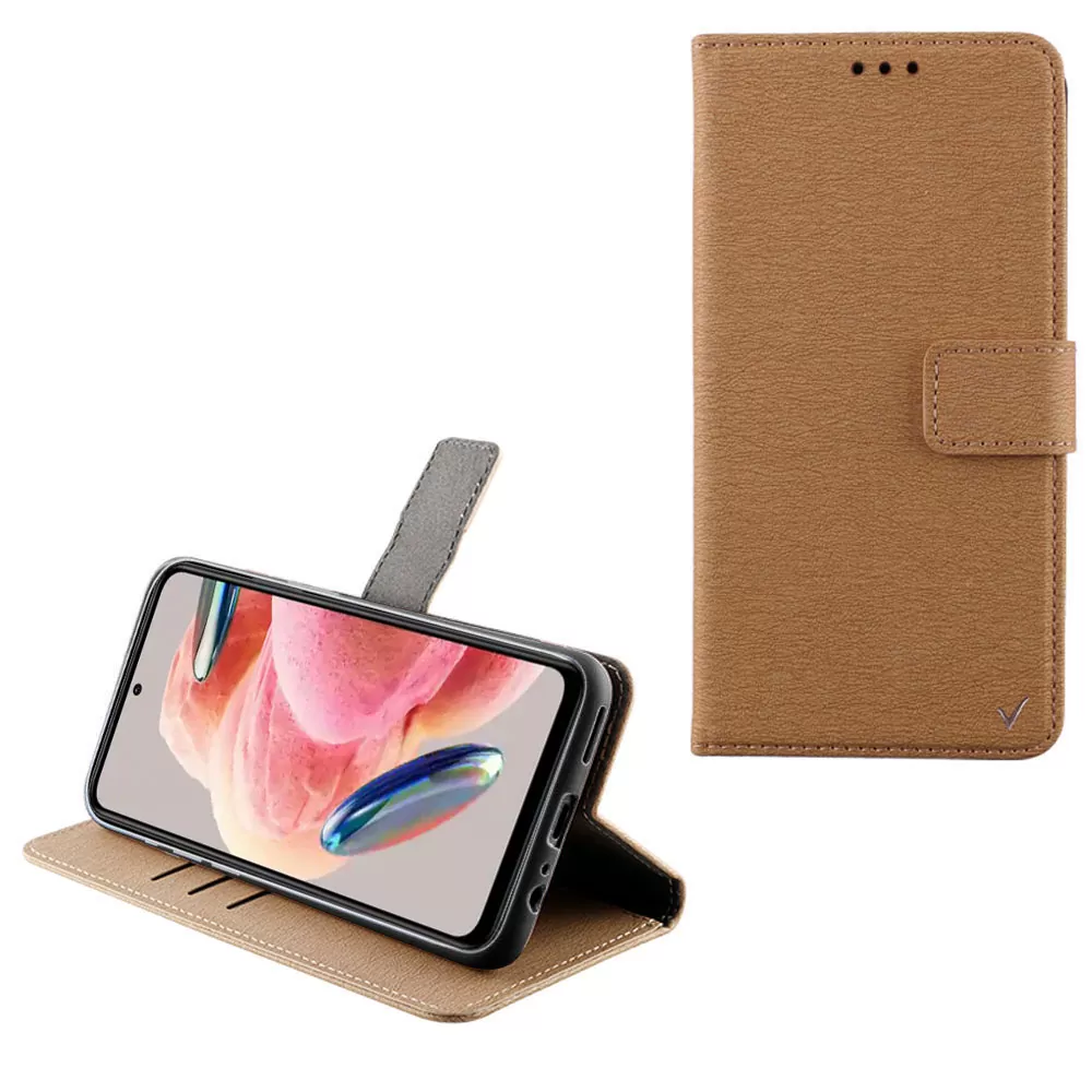 VOLTE-TEL ALLURE ΘΗΚΗ XIAOMI REDMI NOTE 12 4G 6.67in  MAGNET BOOK STAND CLIP GOLD