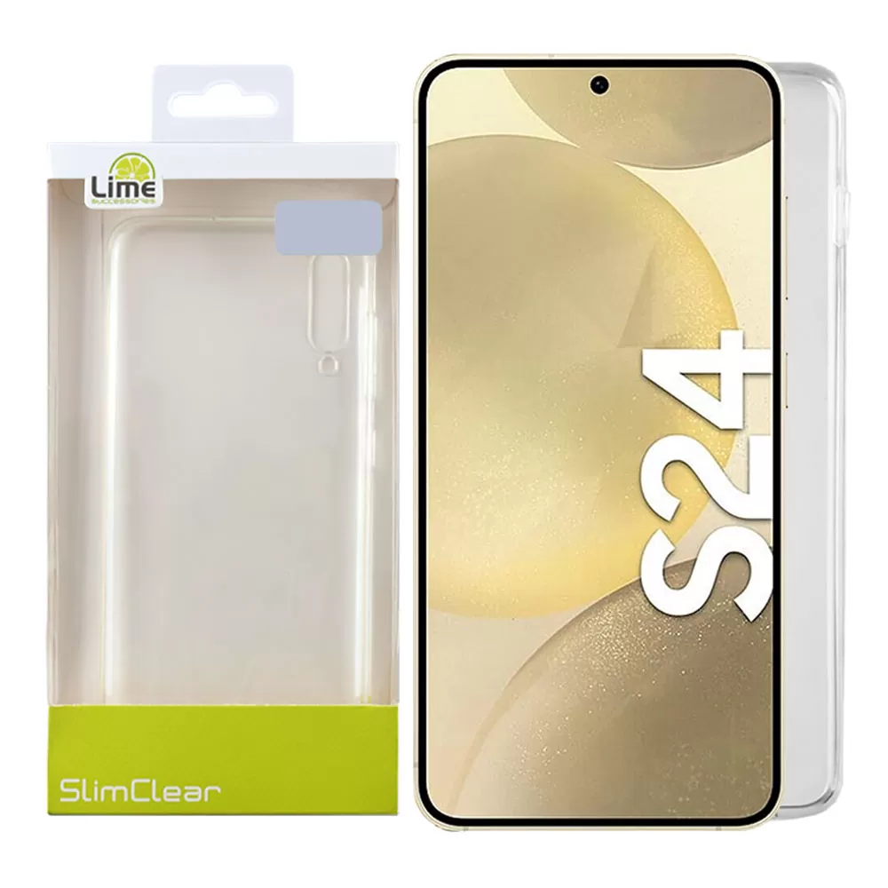 LIME ΘΗΚΗ SAMSUNG S24 5G S921 6.2" SLIMCLEAR PREMIUM TPU CAMERA GUARD ΔΙΑΦΑΝΗ