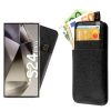 IDOL 1991 ΘΗΚΗ SAMSUNG S24 ULTRA 5G S928 6.8" ANTI-RFID LEATHER SMART WALLET CAMERA GUARD BLACK