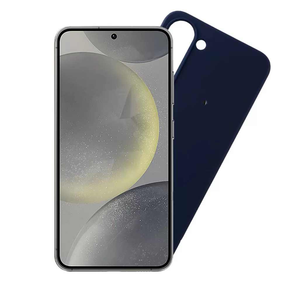 VOLTE-TEL SILICON TPU ΘΗΚΗ SAMSUNG S24 5G S921 6.2in  CAMERA GUARD BLUE