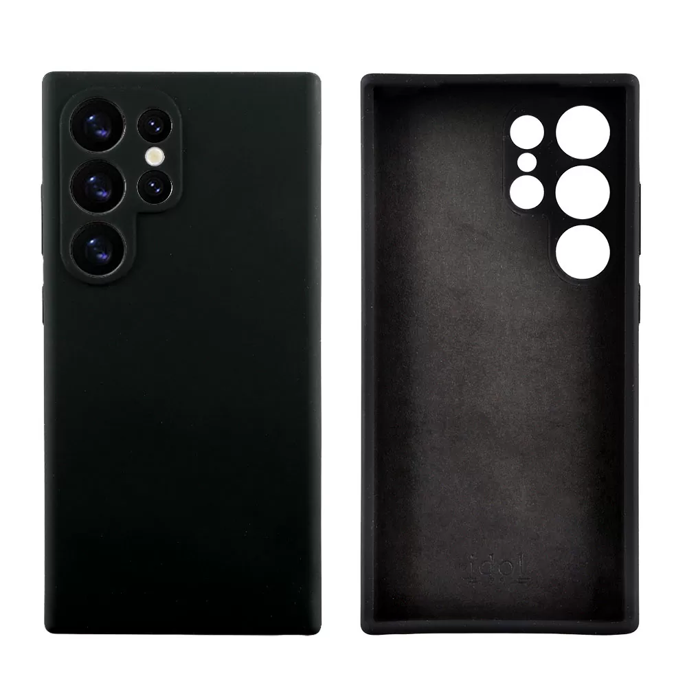 IDOL 1991 VELVET ELITE TPU ΘΗΚΗ SAMSUNG S24 ULTRA 5G S928 6.8in  4 SIDE FULL CAMERA PROTECTION BLACK