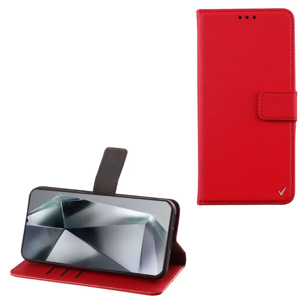 VOLTE-TEL ALLURE ΘΗΚΗ SAMSUNG S24 ULTRA 5G S928 6.8in  MAGNET BOOK STAND CLIP RED