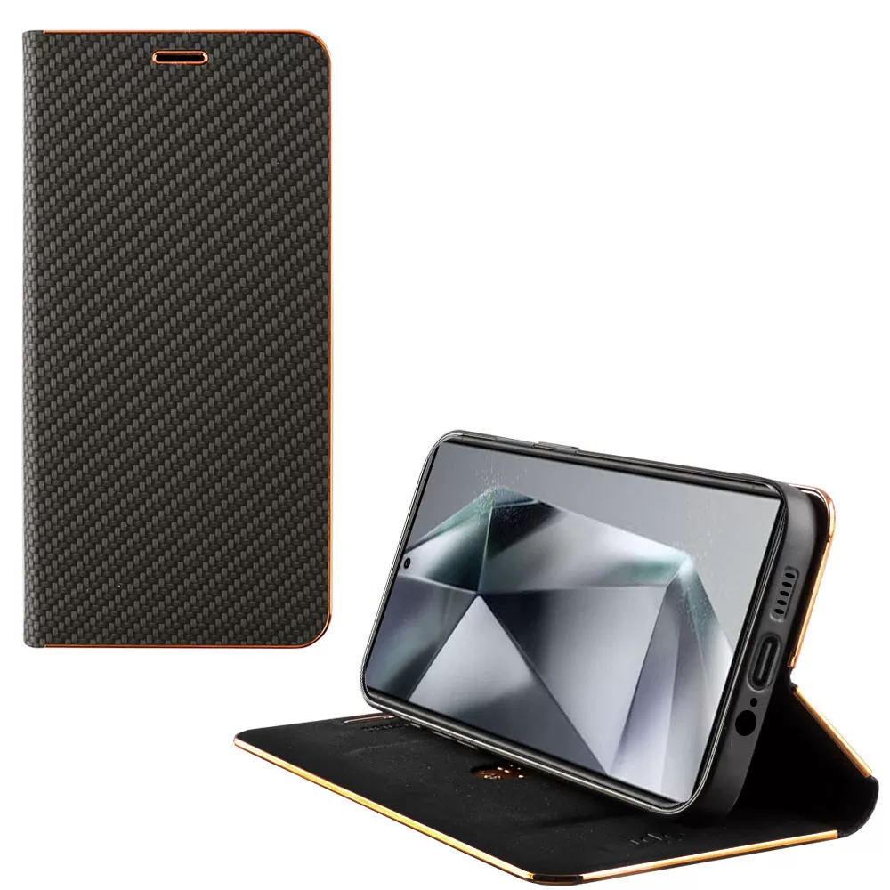 IDOL 1991 ELITE PRO ΘΗΚΗ SAMSUNG S24 ULTRA 5G S928 6.8in ANTI-RFID BOOK STAND BLACK
