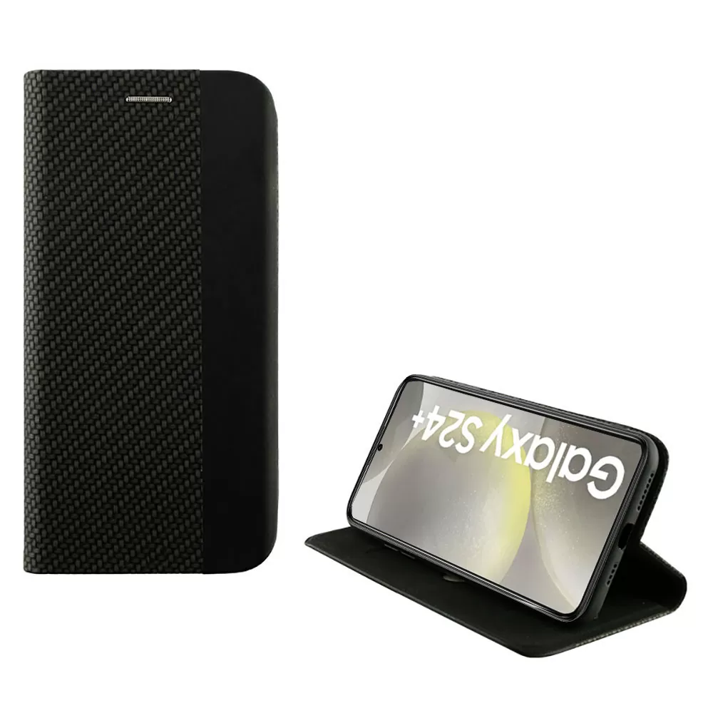 IDOL 1991 ELITE ΘΗΚΗ SAMSUNG S24 PLUS 5G S926 6.7in  ANTI-RFID BOOK STAND BLACK