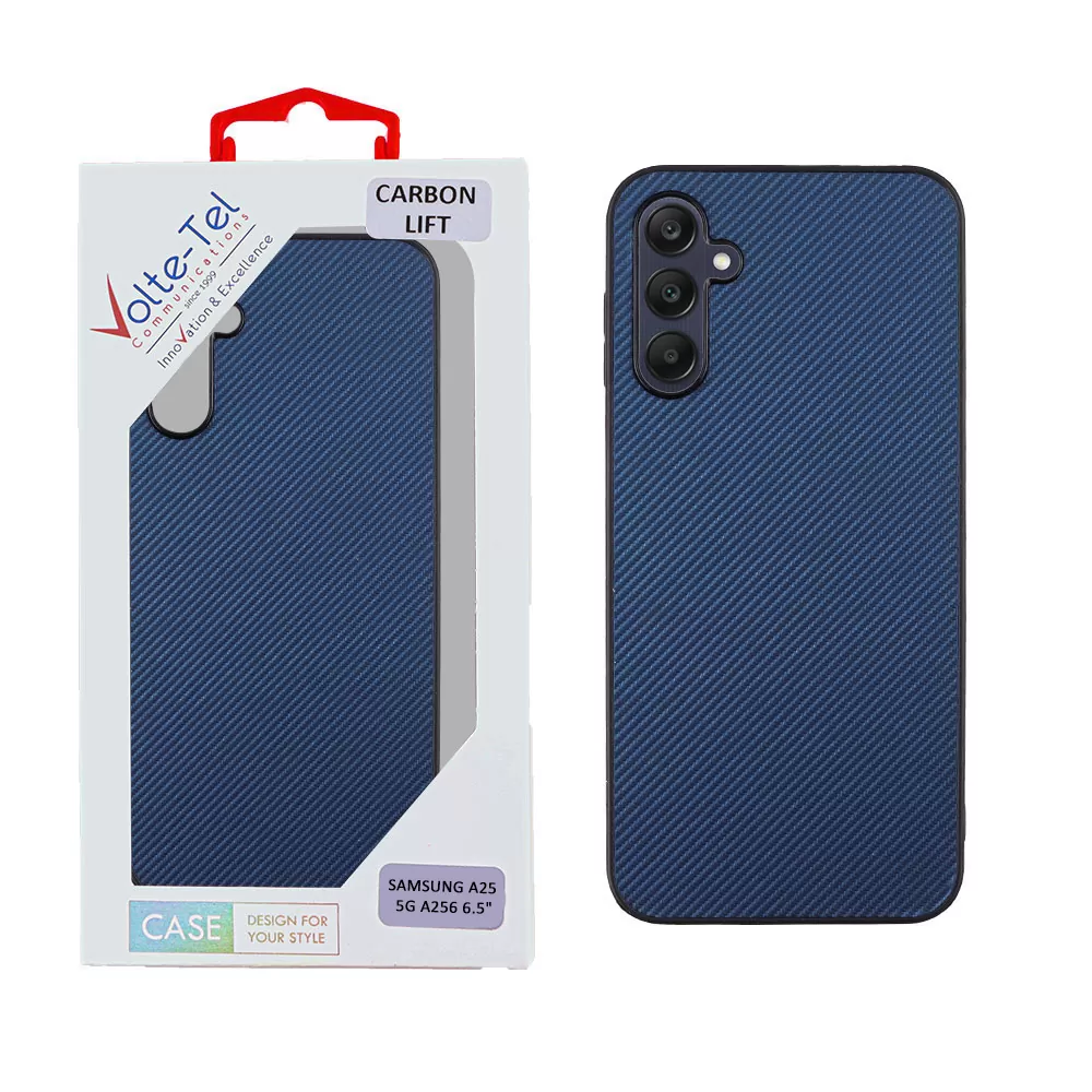 VOLTE-TEL CARBON LIFT ΘΗΚΗ SAMSUNG A25 5G A256 6.5in  CAMERA GUARD BLUE
