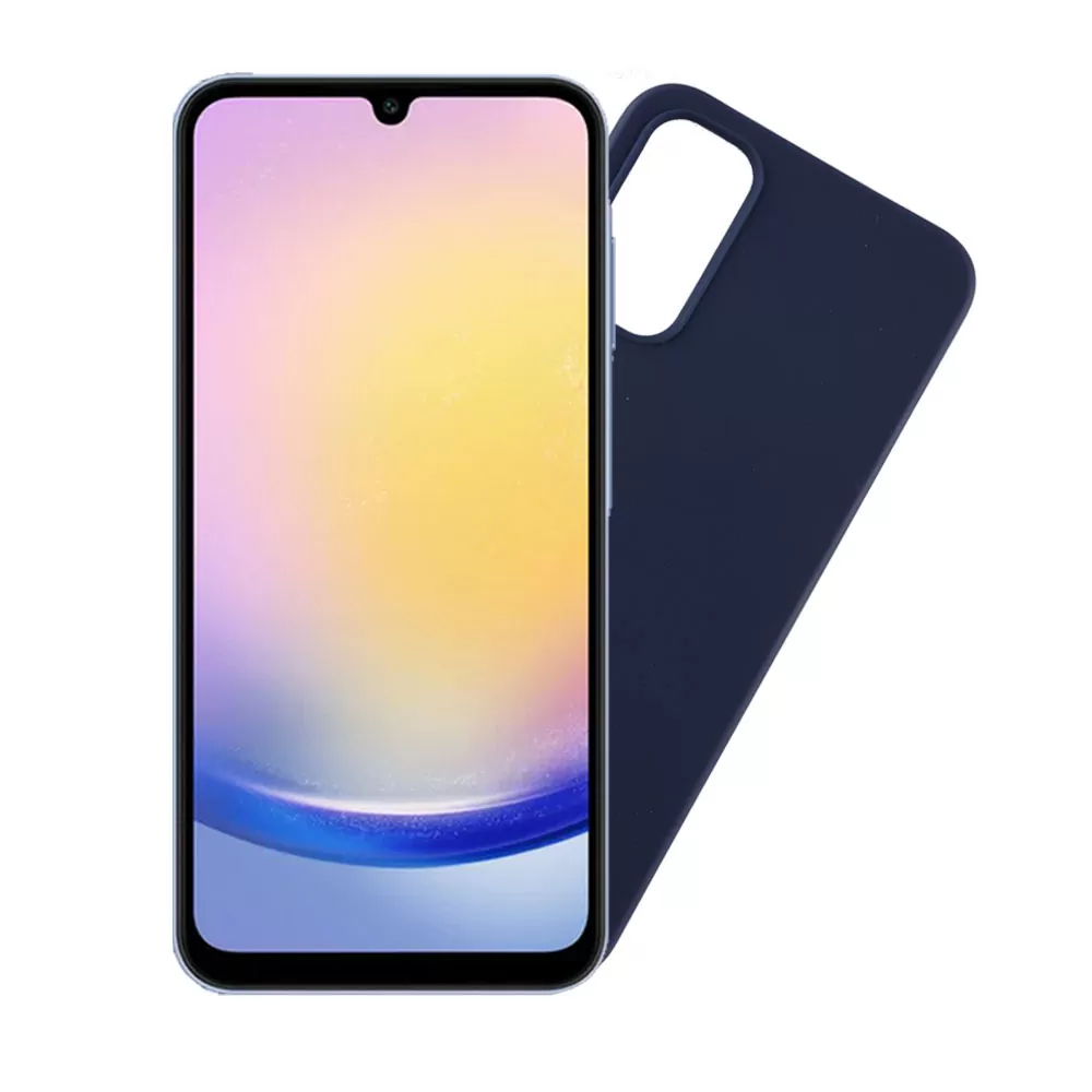 VOLTE-TEL SILICON TPU ΘΗΚΗ SAMSUNG A25 5G A256 6.5in  CAMERA GUARD BLUE