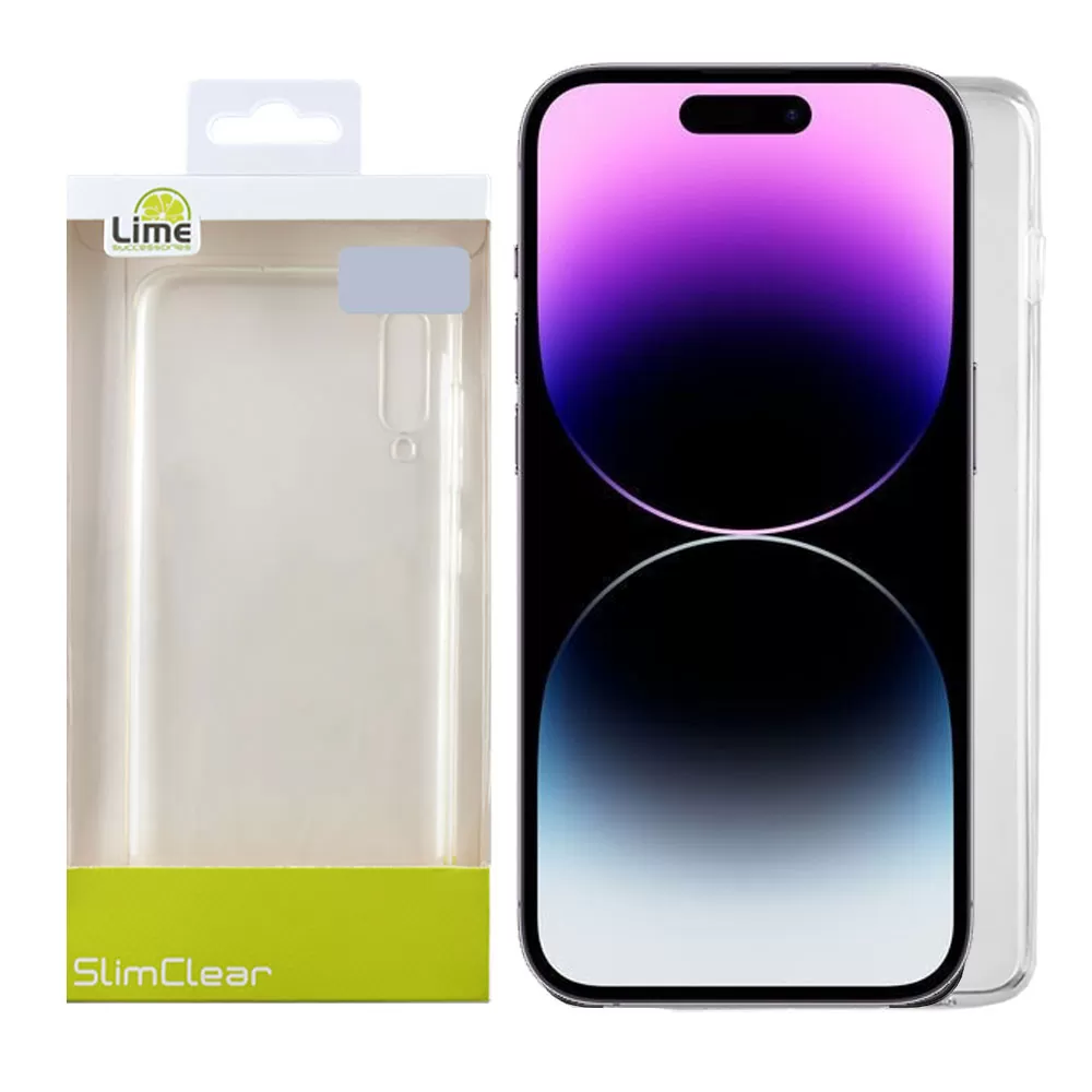 LIME SLIMCLEAR TPU ΘΗΚΗ IPHONE 14 PRO 6.1in CAMERA GUARD ΔΙΑΦΑΝΗ