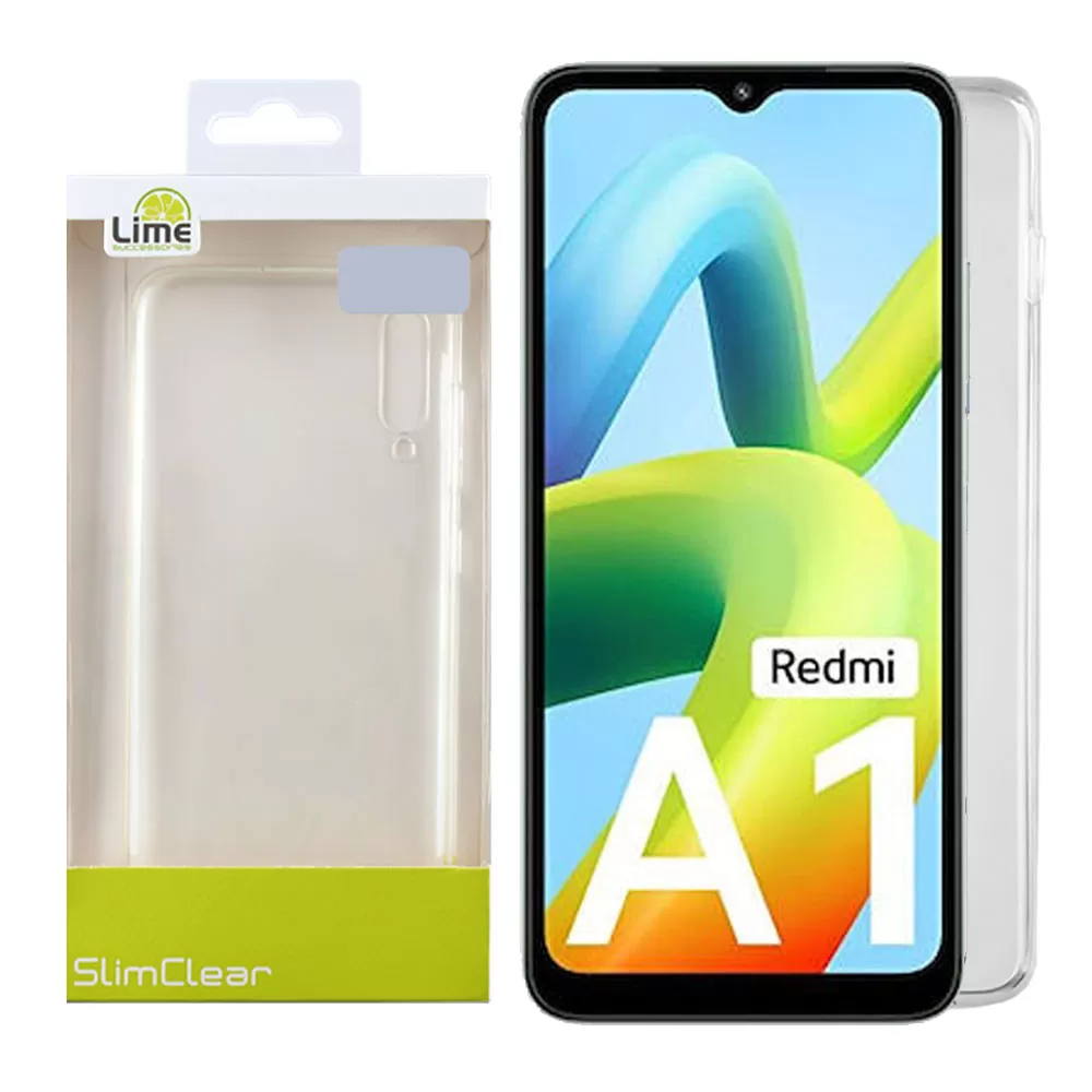 LIME SLIMCLEAR TPU ΘΗΚΗ XIAOMI REDMI A1/REDMI A2 6.52in CAMERA GUARD ΔΙΑΦΑΝΗ