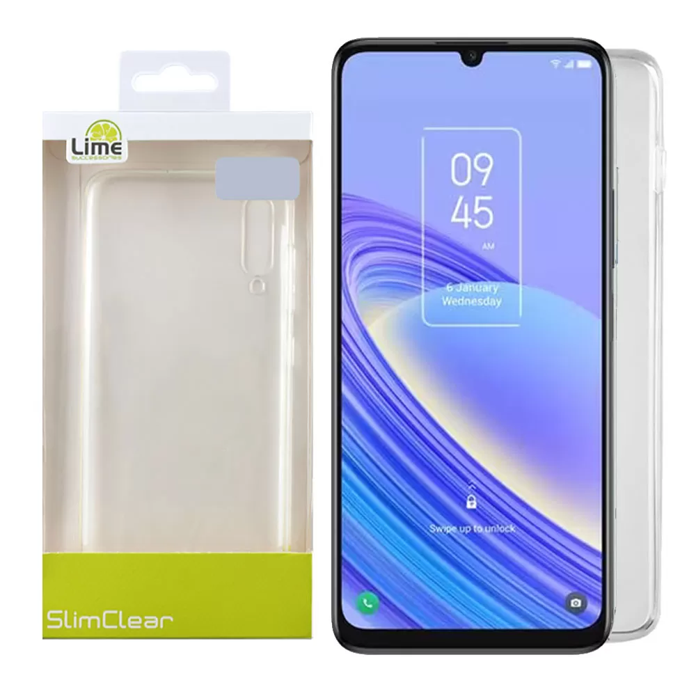 LIME SLIMCLEAR TPU ΘΗΚΗ TCL 40 SE 6.75in CAMERA GUARD ΔΙΑΦΑΝΗ