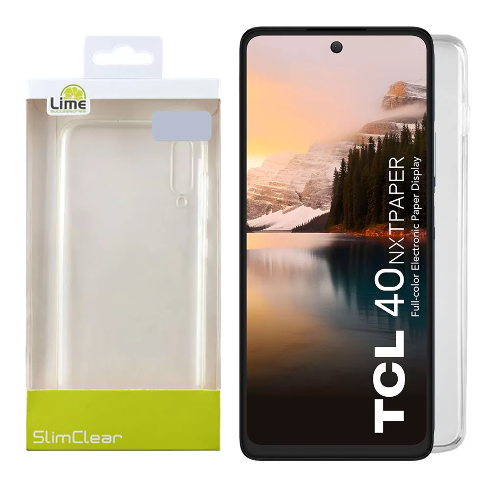 LIME ΘΗΚΗ TCL 40 NXTPAPER 4G T612B 6,78" SLIMCLEAR TPU CAMERA GUARD ΔΙΑΦΑΝΗ
