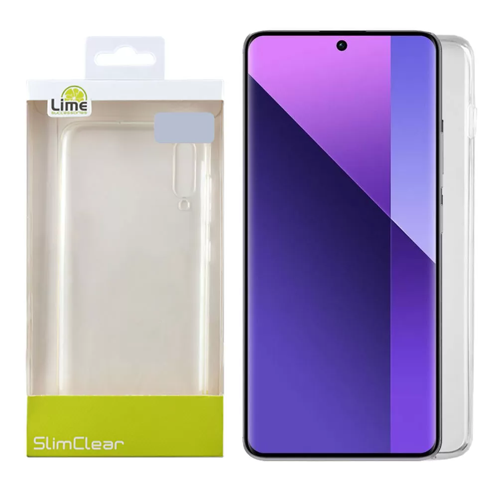LIME SLIMCLEAR TPU ΘΗΚΗ XIAOMI REDMI NOTE 13 PRO PLUS 5G 6.67in CAMERA GUARD ΔΙΑΦΑΝΗ