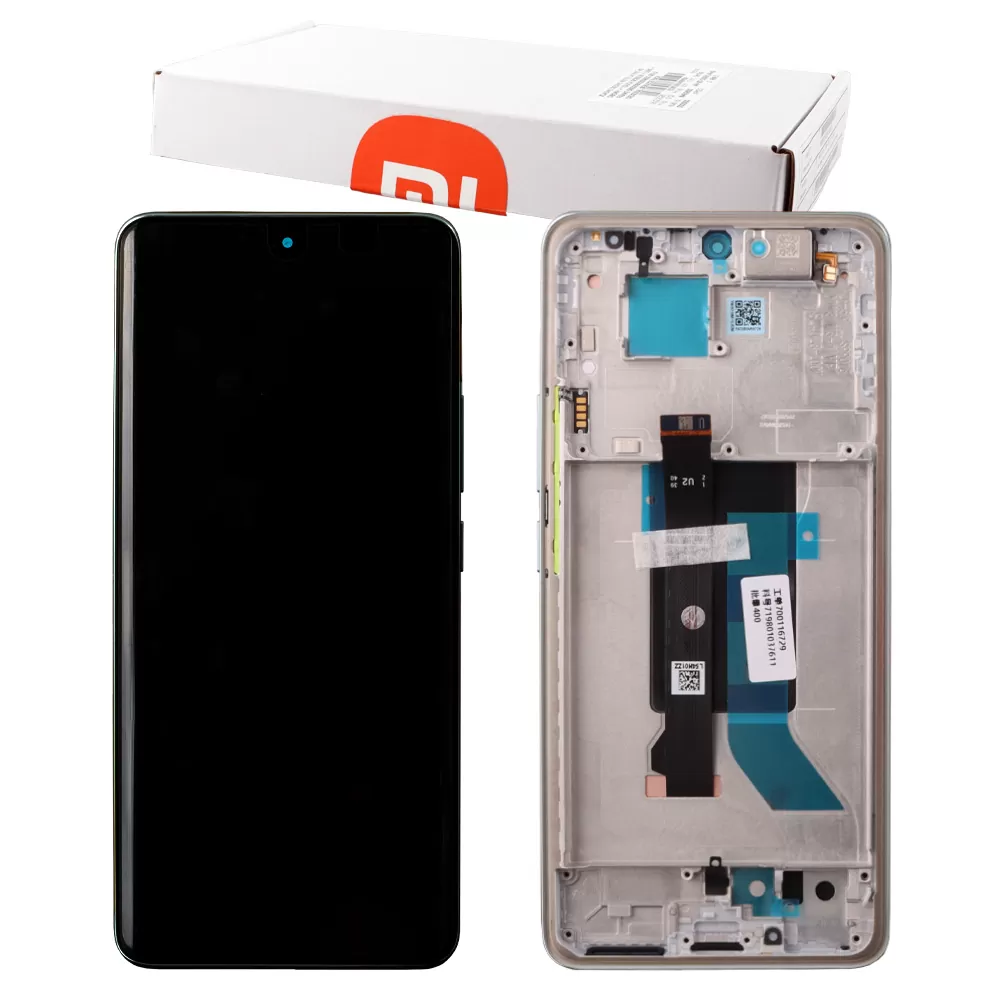 XIAOMI REDMI NOTE 14 PRO 5G ΟΘΟΝΗ + TOUCH SCREEN + LENS + FRAME 56002500O1600 BLUE ORIGINAL SERVICE PACK