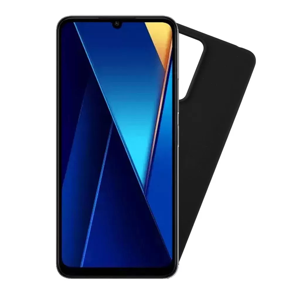 VOLTE-TEL SILICON TPU ΘΗΚΗ XIAOMI POCO C65/ POCO M6 5G 6.74in  CAMERA GUARD BLACK