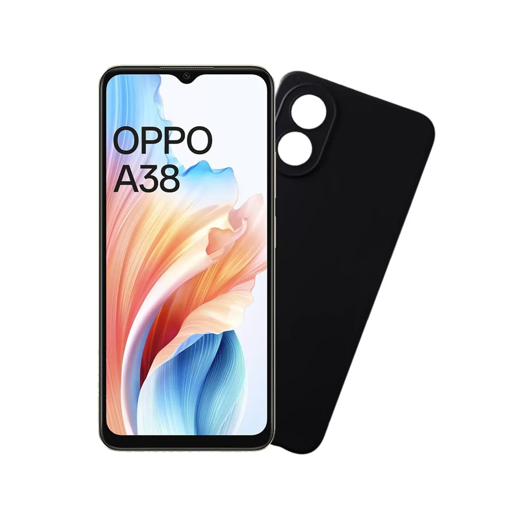 VOLTE-TEL SILICON TPU ΘΗΚΗ OPPO A38/A18 4G 6.56in  FULL CAMERA PROTECTION BLACK - Image 4