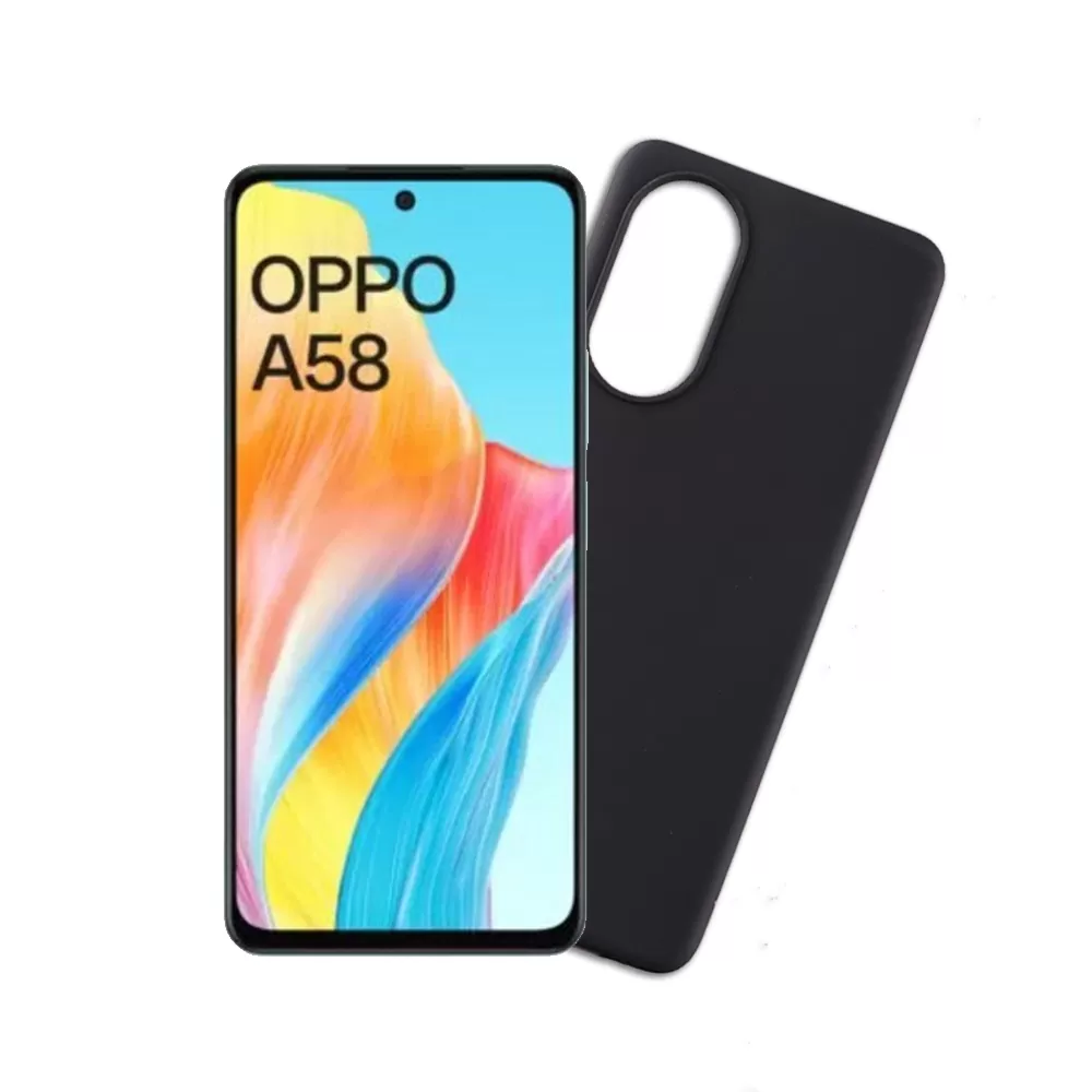 VOLTE-TEL SILICON TPU ΘΗΚΗ OPPO A58 4G 6.72in  CAMERA GUARD BLACK - Image 4