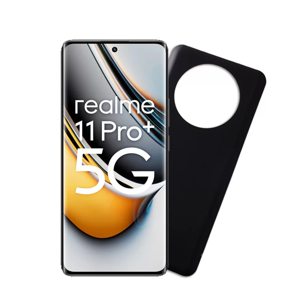 VOLTE-TEL SILICON TPU ΘΗΚΗ REALME 11 PRO PLUS 5G 6.72in  CAMERA GUARD BLACK - Image 4