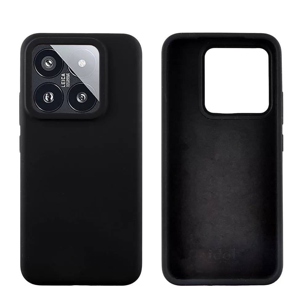 IDOL 1991 VELVET ELITE TPU ΘΗΚΗ XIAOMI 14 5G 6.36in  4 SIDE CAMERA GUARD BLACK