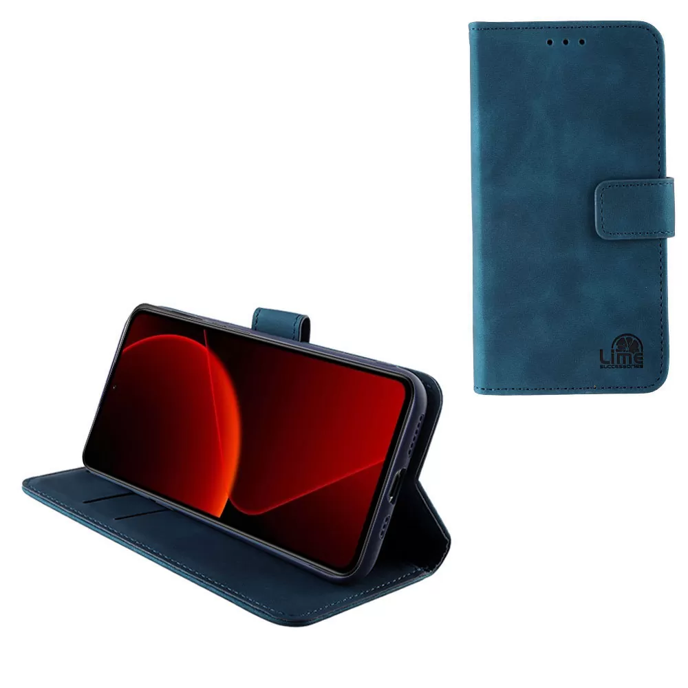 LIME ESSENTIAL ΘΗΚΗ XIAOMI 13T PRO 5G 6.67in  MAGNET BOOK STAND CLIP  DARK BLUE