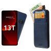 IDOL 1991 ΘΗΚΗ XIAOMI 13T 5G 6.67" ANTI-RFID LEATHER SMART WALLET FULL CAMERA PROTECTION BLUE