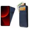 IDOL 1991 ΘΗΚΗ XIAOMI 13T PRO 5G 6.67" ANTI-RFID LEATHER SMART WALLET FULL CAMERA PROTECTION BLUE