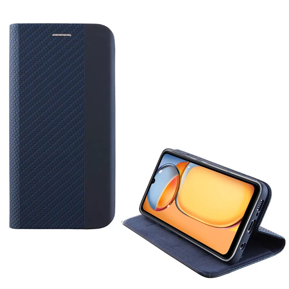 IDOL 1991 ELITE ΘΗΚΗ XIAOMI REDMI 13C 4G/5G 6.74in  ANTI-RFID BOOK STAND BLUE