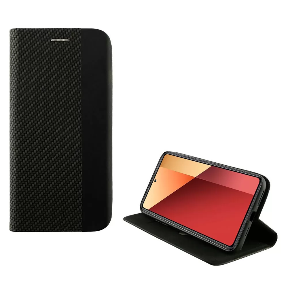 IDOL 1991 ELITE ΘΗΚΗ XIAOMI REDMI NOTE 13 5G 6.67in  ANTI-RFID BOOK STAND BLACK