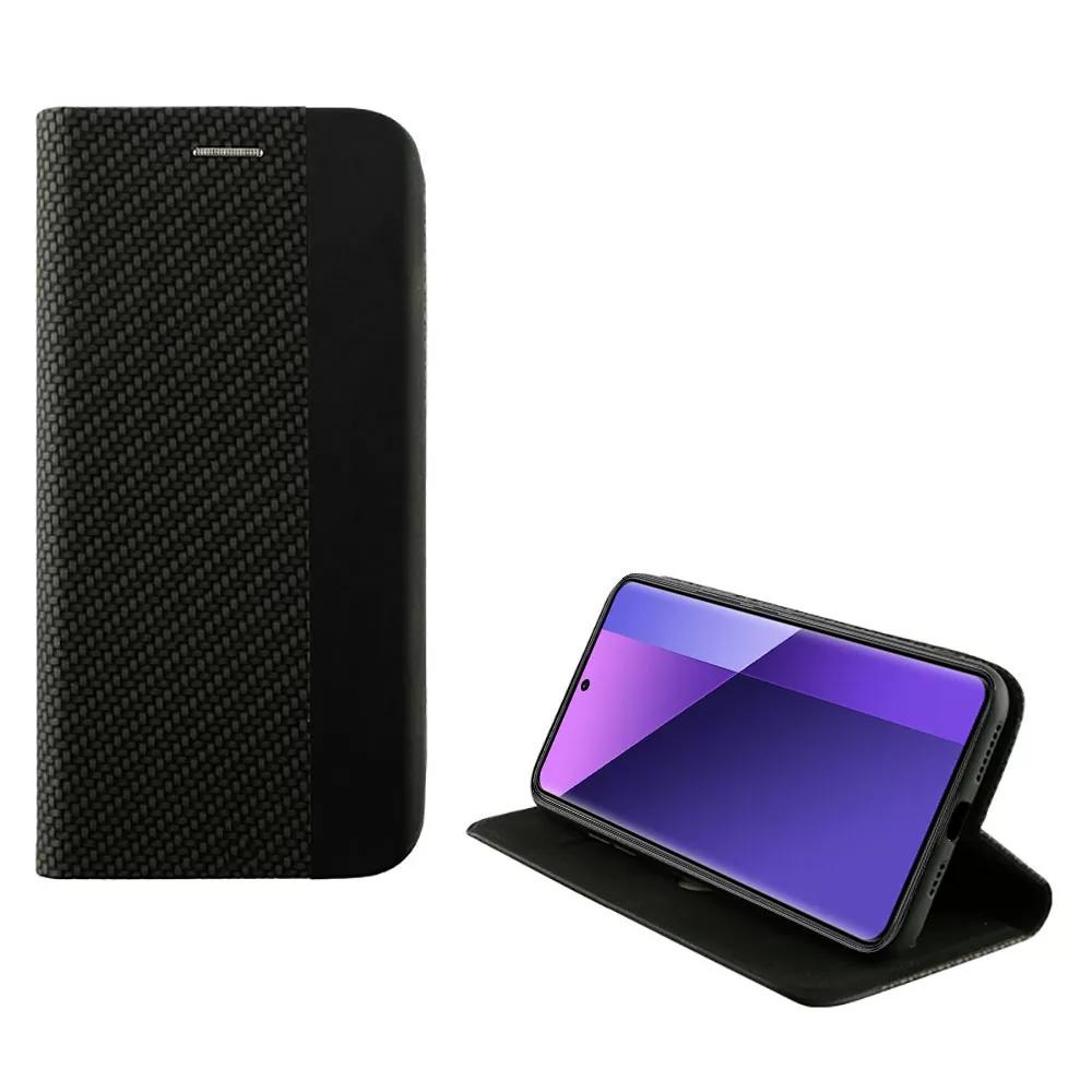 IDOL 1991 ELITE ΘΗΚΗ XIAOMI REDMI NOTE 13 PRO PLUS 5G 6.67in  ANTI-RFID BOOK STAND BLACK