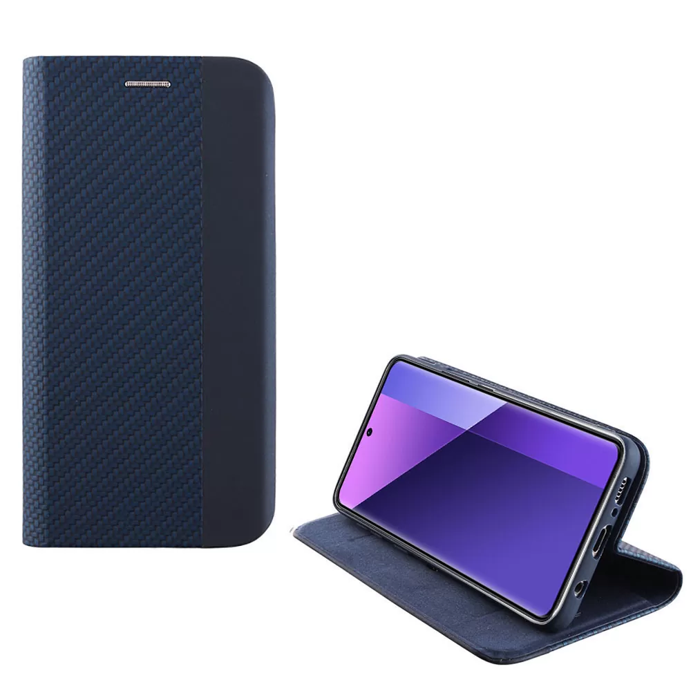 IDOL 1991 ELITE ΘΗΚΗ XIAOMI REDMI NOTE 13 PRO PLUS 5G 6.67in  ANTI-RFID BOOK STAND BLUE