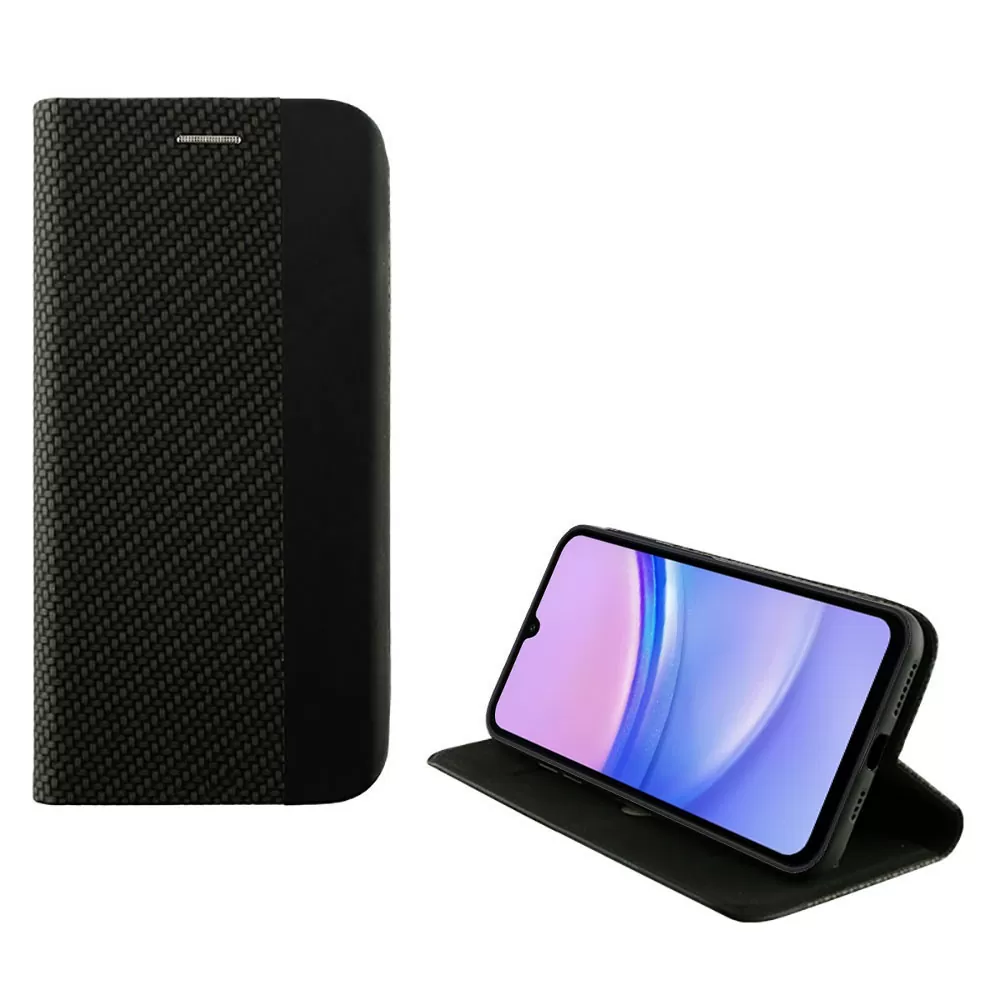 IDOL 1991 ELITE ΘΗΚΗ SAMSUNG A15 4G A155/A15 5G A156 6.4in  ANTI-RFID BOOK STAND BLACK