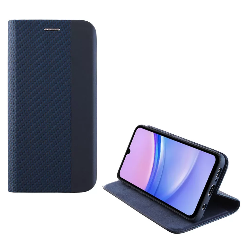 IDOL 1991 ELITE ΘΗΚΗ SAMSUNG A15 4G A155/A15 5G A156 6.4in  ANTI-RFID BOOK STAND BLUE