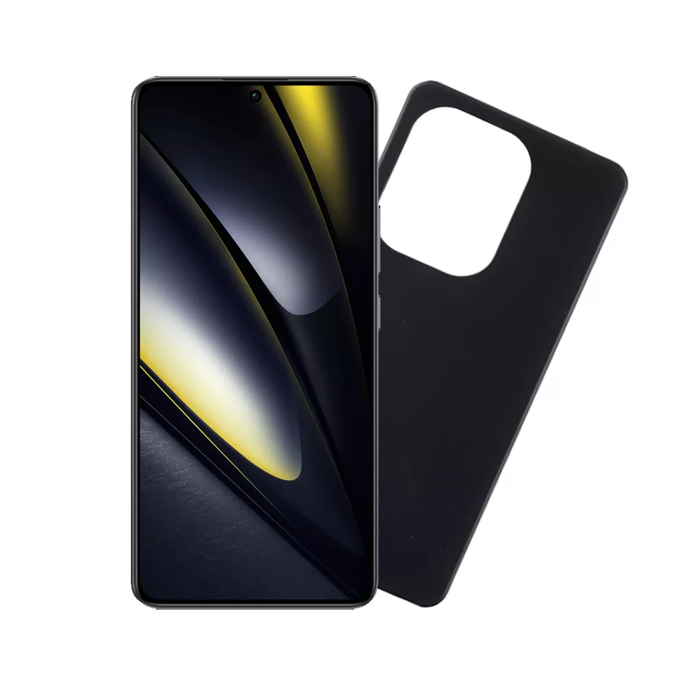 VOLTE-TEL SILICON TPU ΘΗΚΗ XIAOMI POCO F6 5G 6.67in  CAMERA GUARD BLACK