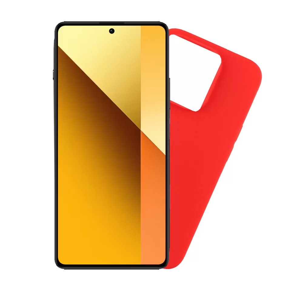VOLTE-TEL SILICON TPU ΘΗΚΗ XIAOMI REDMI 13/POCO M6 4G 6,79in  CAMERA GUARD RED
