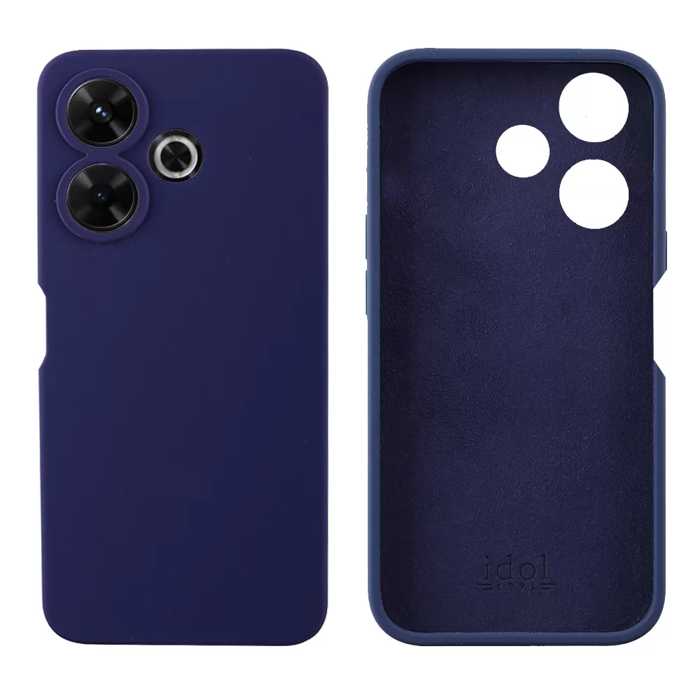 IDOL 1991 VELVET ELITE TPU ΘΗΚΗ XIAOMI REDMI 13/ POCO M6 4G 6,79in  4 SIDE FULL CAMERA PROTECTION BLUE