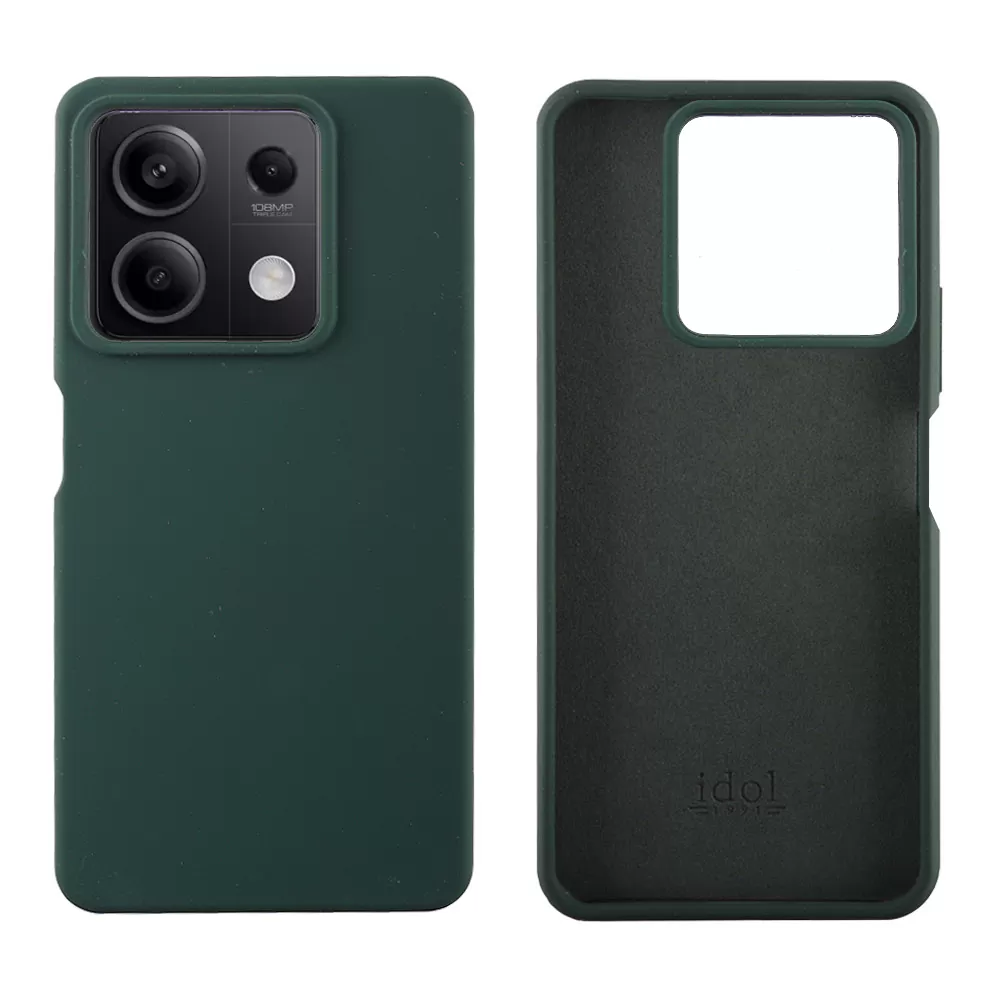 IDOL 1991 VELVET ELITE TPU ΘΗΚΗ XIAOMI REDMI NOTE 13 5G 6.67in  4 SIDE CAMERA GUARD DARK GREEN