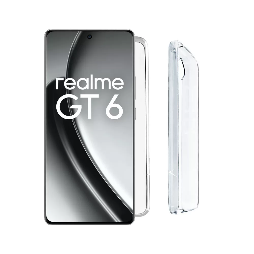 VOLTE-TEL SLIMCOLOR AIR TPU ΘΗΚΗ REALME GT 6/6T 5G 6.78in FULL CAMERA PROTECTION ΔΙΑΦΑΝΗ