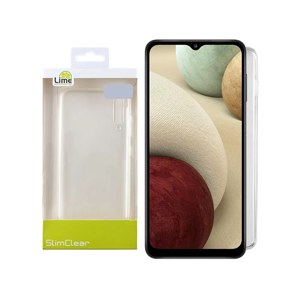LIME SLIMCLEAR TPU ΘΗΚΗ SAMSUNG A12 A125/A12 NACHO A127 6.5in CAMERA GUARD ΔΙΑΦΑΝΗ
